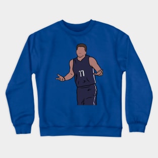 Luka Doncic Shrug Crewneck Sweatshirt